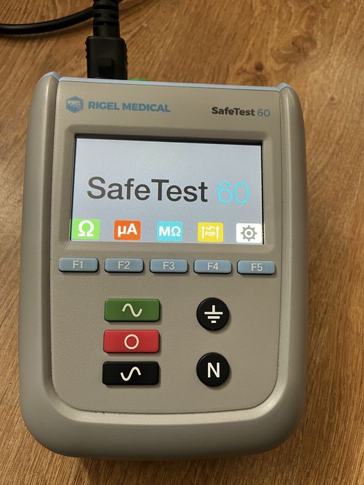 Miernik bezpieczenstwa urządzeń medycznych rigel medical safe test 60