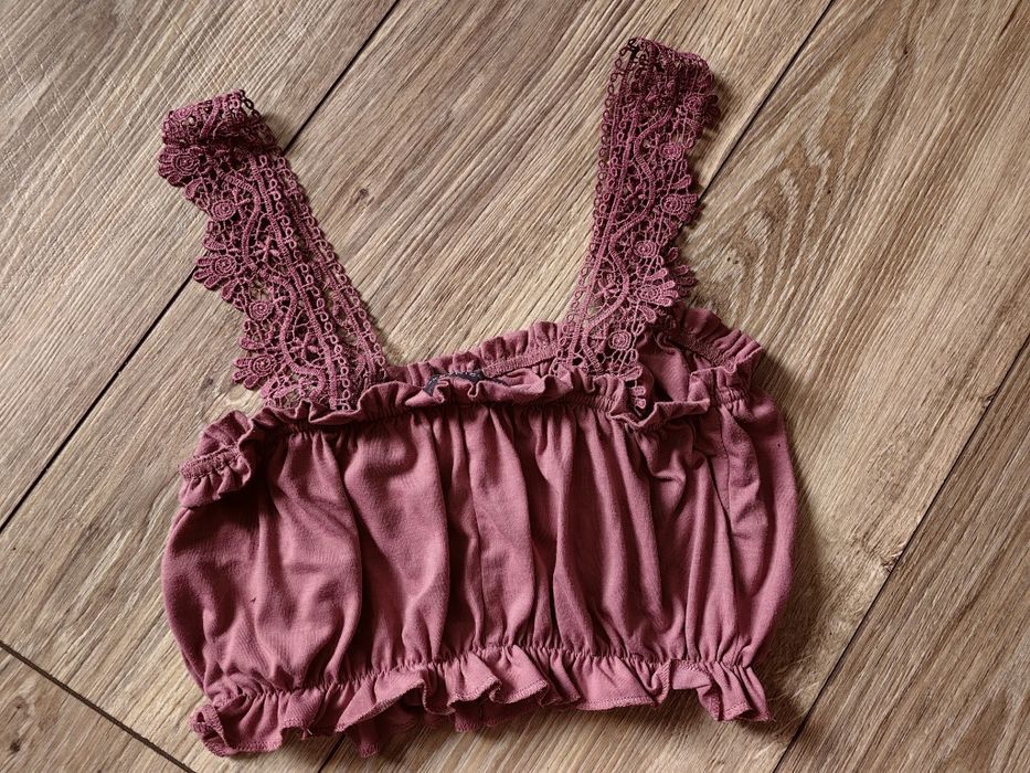 Crop top bluzka Primark koszulka na ramiączkach XS