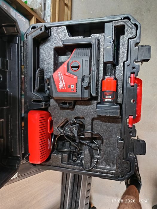 Laser Milwaukee M12 3PL-0C Laser Zielony 3-płaszczyznowy 360°