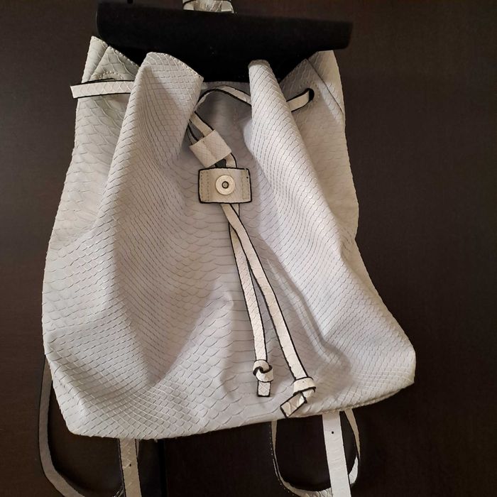 Plecak damski miejski skóra węża