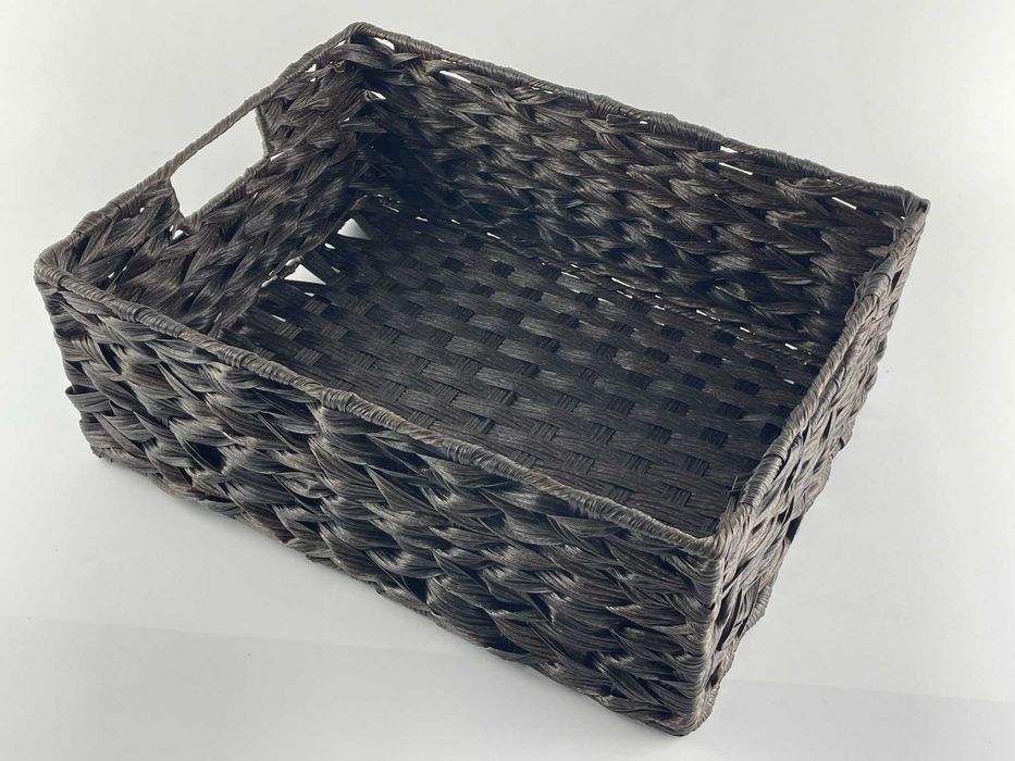 Koszyk do przechowywania pleciony, kosz organizer 30x40cm 3 szt (B120)