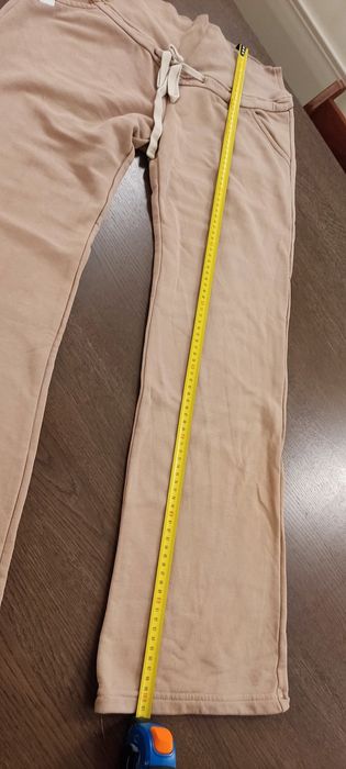 Beżowe spodnie ciążowe M/L