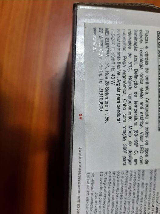 Alisador cabelo eletrico