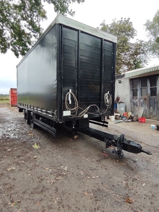 Przyczepa tandem naczepa Schwarzmuller unoszona Ośka  Bardzo Ładna bez wkładu bez rdzy 7.75x2.5x3.0