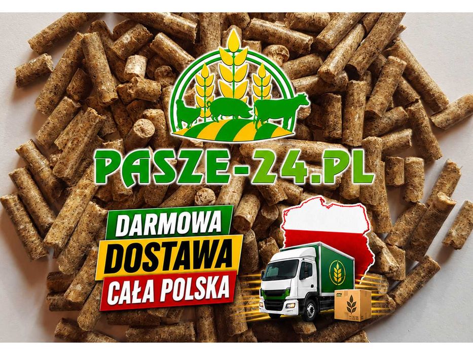Pasza dla krów mlecznych granulowana 19% białka worek 25kg mieszanka paszowa żywienie bydła mlecznego KM 19% wysoka mleczność witaminy drożdże rzepak