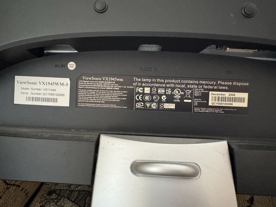 Монітор Viewsonic19-45wm-3 19”