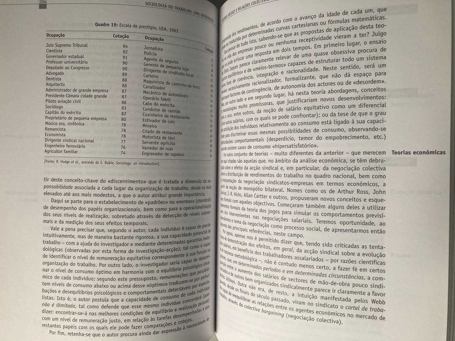 Sociologia do Trabalho: Uma Introdução, de João Freire