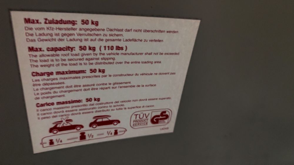 Aluguer Mala de Tejadilho / Bagageira - Grande Capacidade (4 Malas Cabine)