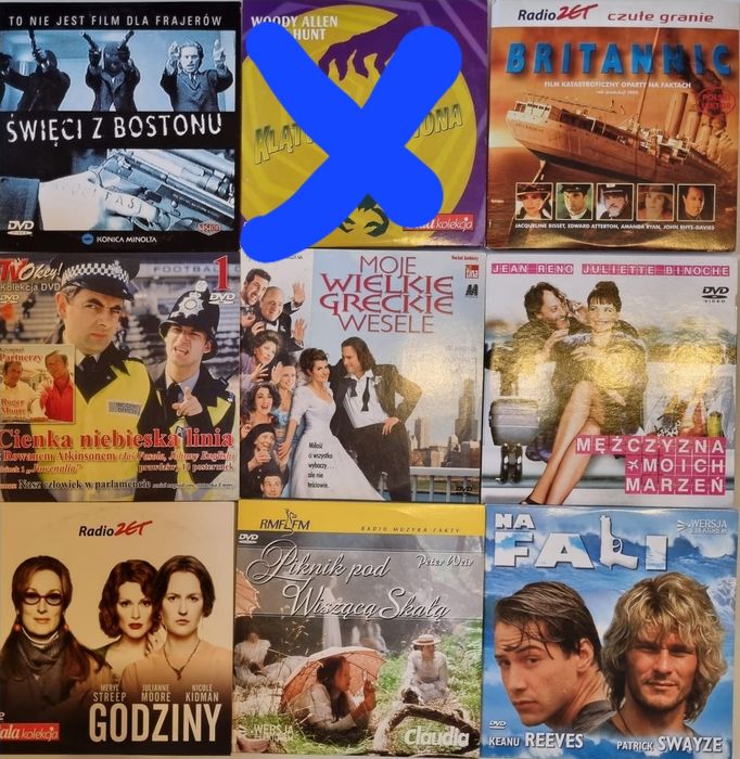 Pakiet filmów na DVD