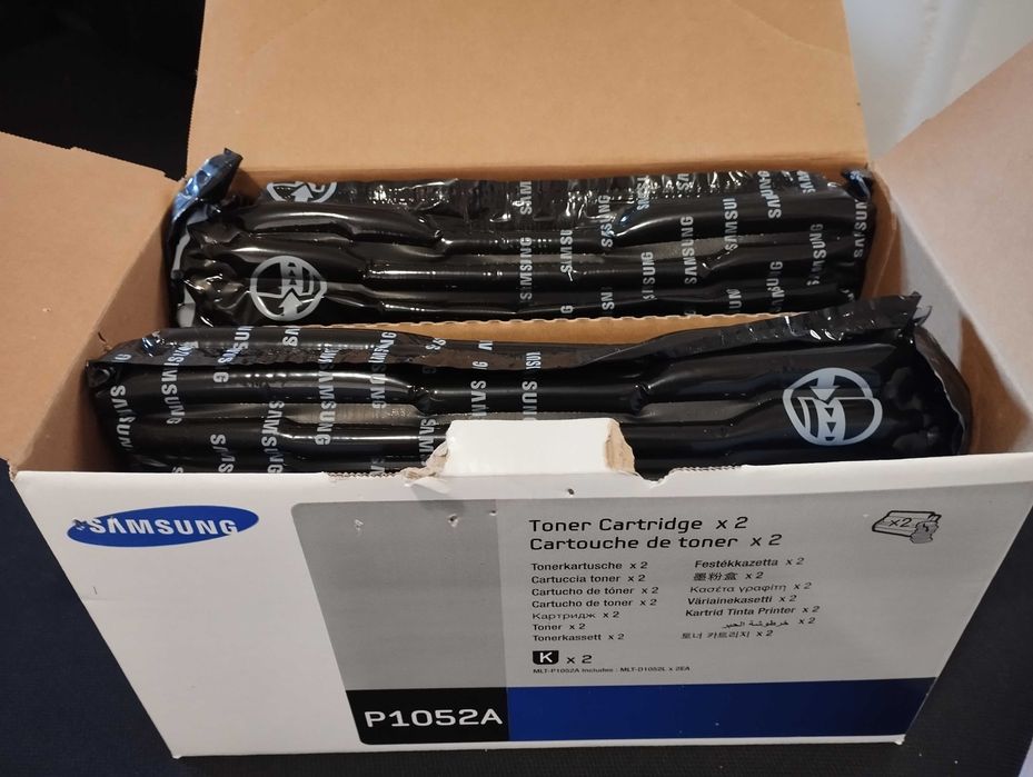 2 Toners Originais, Samsung P1052A Preto ~ 2.500 Paginas