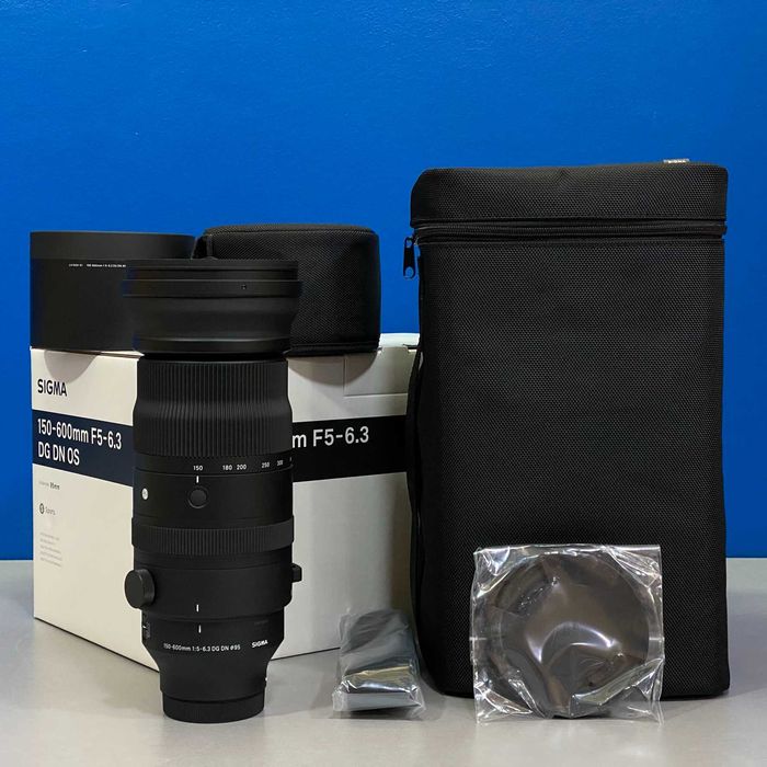 Sigma 150-600mm f/5-6.3 DG DN OS | L-Mount | NOVA | 5 ANOS DE GARANTIA