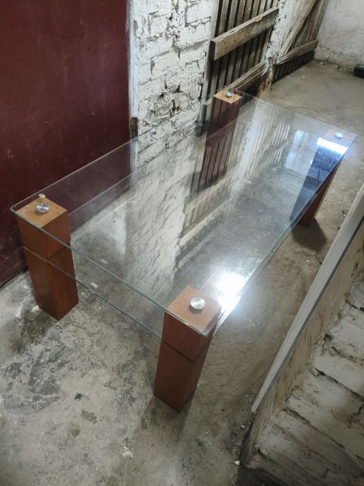Stolik szklany kawowy 120x65x45