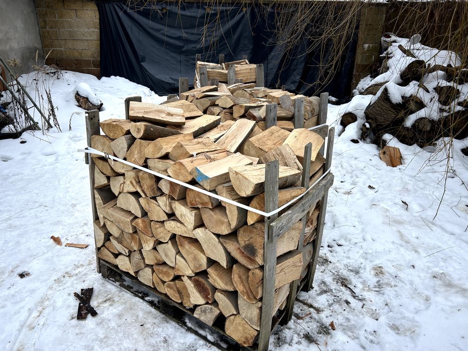 DREWNO KOMINKOWE Suche Drzewo do Kominka Sezonowane 3 lata Grab Buk