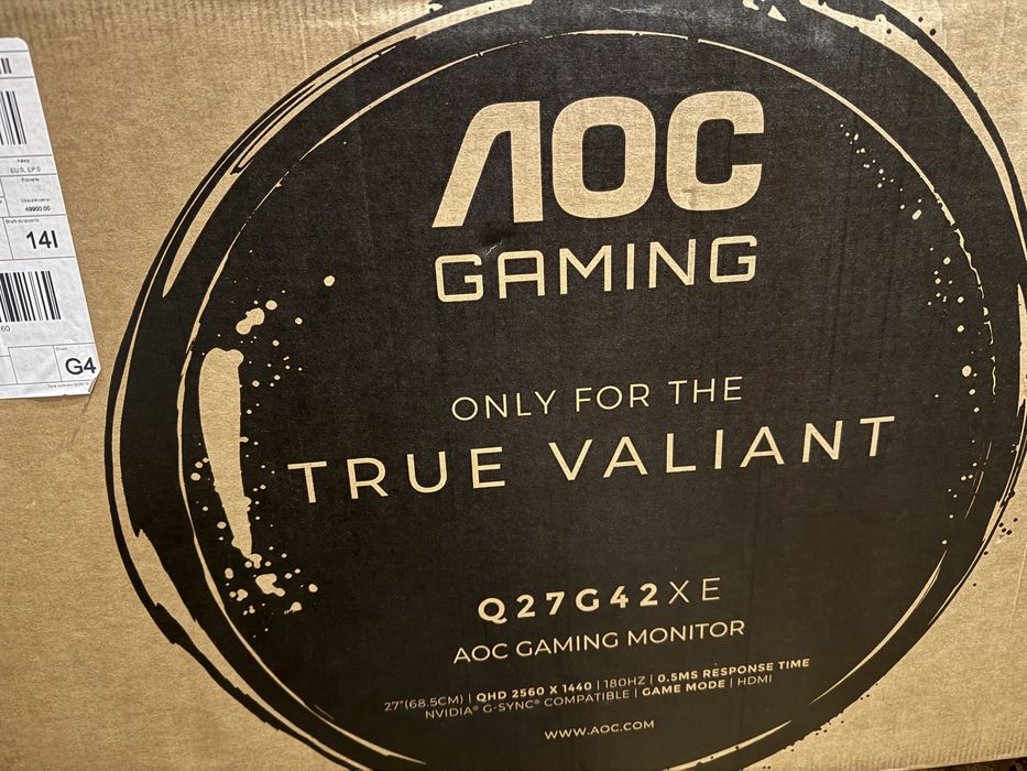 Monitor AOC Q27G42XE 2k 2560x1440,180hz ips