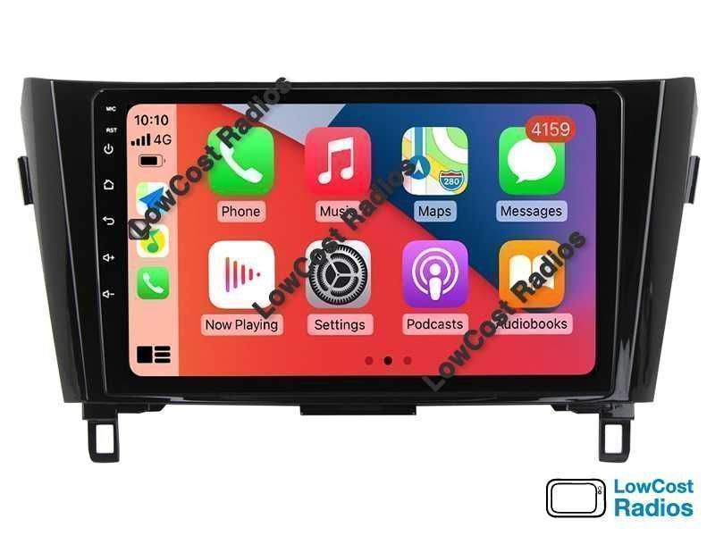 Rádio 2DIN 10" Nissan QASHQAI 2 - J11 (2013 a 2017) • Android 15 | CARPLAY • ANDROID AUTO