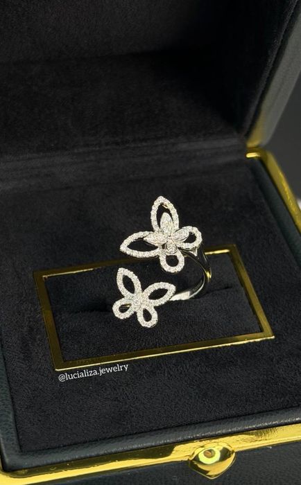 Золота Каблучка в стилі GRAFF Колекція Butterfly з діамантами