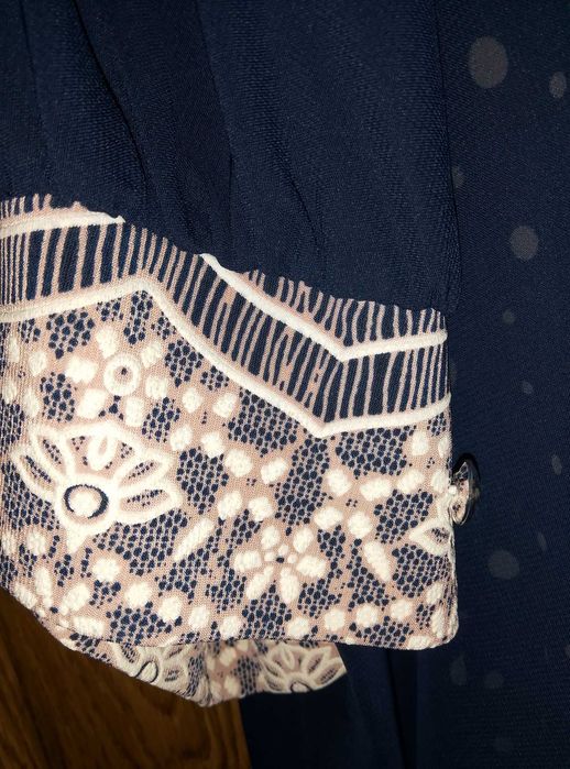 Плаття трикотажне з шифоновою накидкою. Нове. Розмір 56.