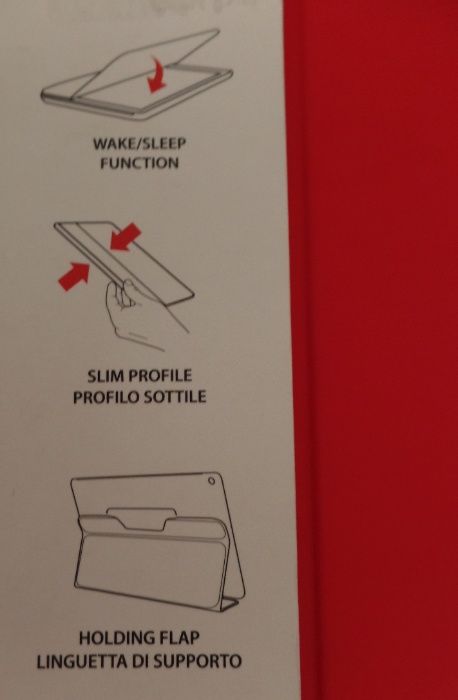 Capa para Ipad Air da Puro cor Vermelha Nova (BV)