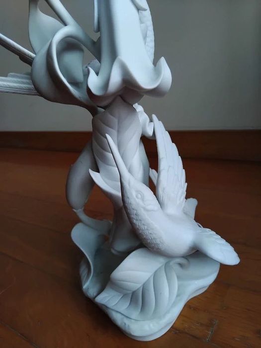 Escultura Beija Flor Pássaros, Vista Alegre