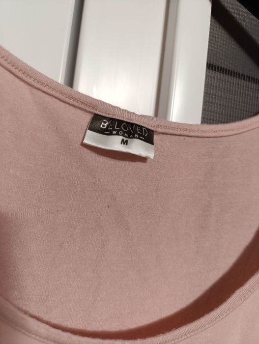 Bluzka M pudrowy róż