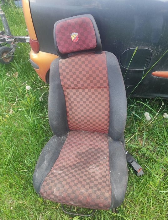 Fotel kierowcy Seicento Schumacher Sporting Abarth przedni lewy