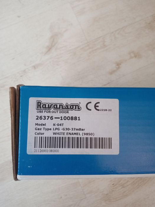 Kuchenka RAVANSON gazowa 4 palników 6.46kW