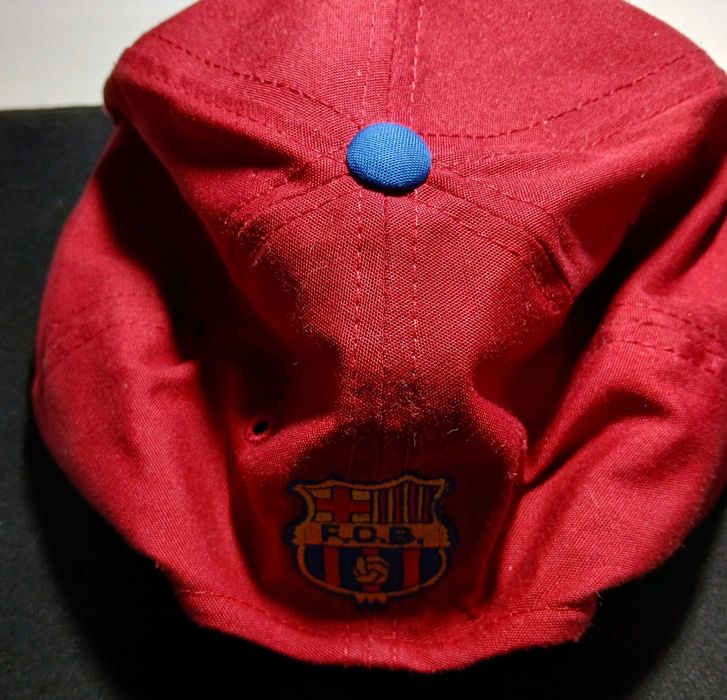 Boné snapback vintage do F.C. Barcelona