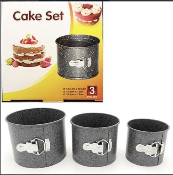 Форма для паски метал. роз'ємна 3шт. А-Плюс