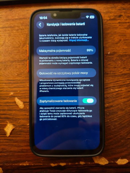 iphone 13 mini 128gb + ładowarka + kabel 2m bateria 99%
