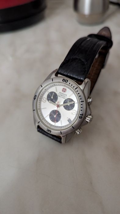 Часы Wenger swiss military, годинник швейцарський хронограф
