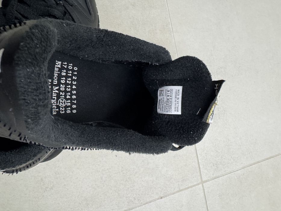 reebok x maison margiela project 0 classic leather memory of black