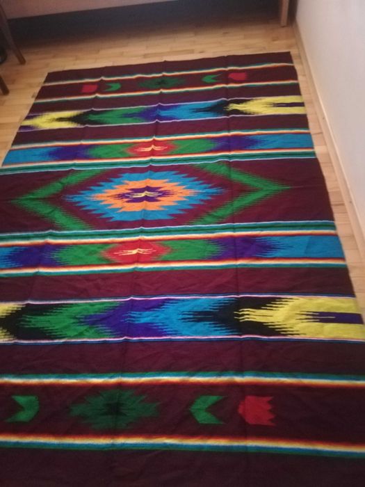 Kilim wełniany tkany 145x210
