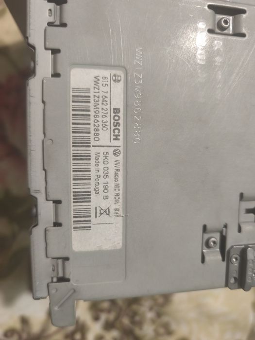 Магнітола Фольксваген Пассат б7