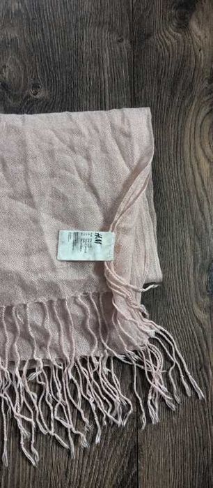 Pudrowy róż apaszka,H&M