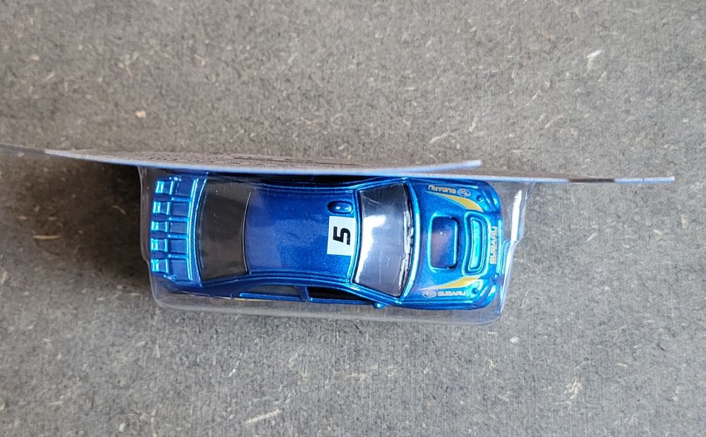 Hot Wheels Subaru Impreza WRX niebieska