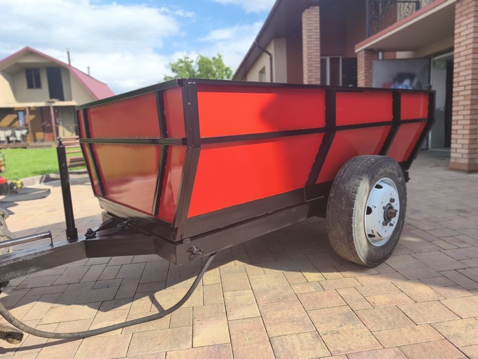 Прицеп самоскид, самосвал міні трактор, прицеп