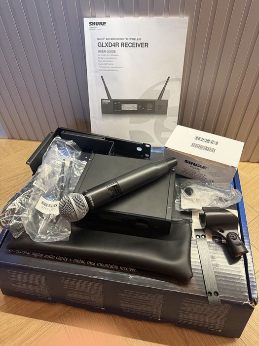 Shure GLX-D mikrofony bezprzedowodowe mikrofon  – SM58 / Beta 58A rack