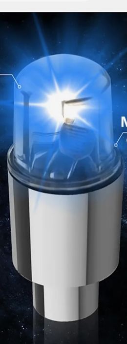 Светящиеся колпачки.