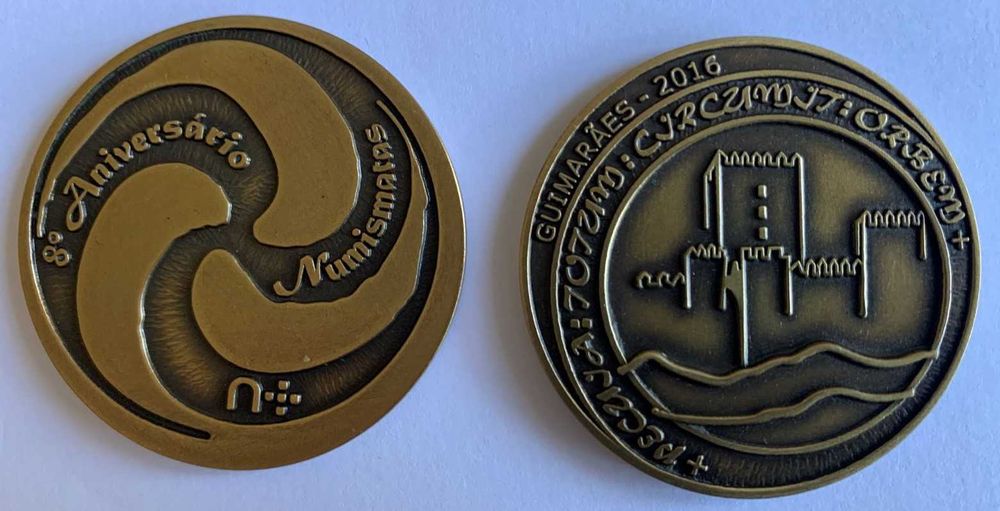 Numismatica - Colecção 6 Medalhas do Fórum dos Numismatas