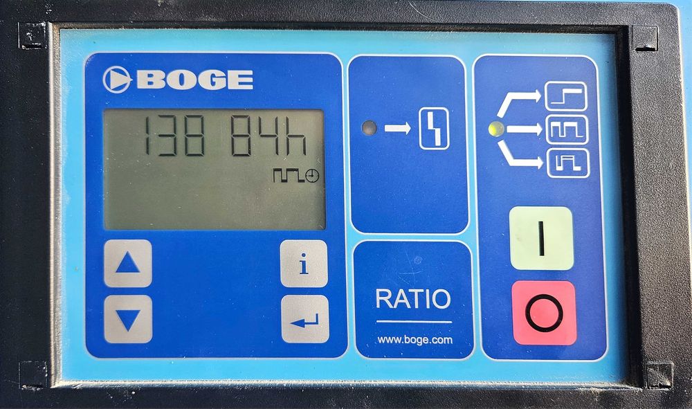 Sprężarka powietrza Boge S 15 350L/ Kompresor 11kW 8Bar 10Bar NoweFilt