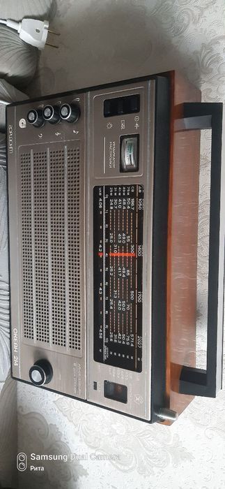 Радиоприемник океан вэф рига состояние! Звук! FM 88-108 мгц