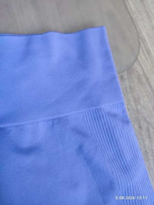 liliowe legginsy damskie Work Out rozm. S