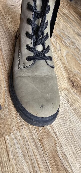 Rieker damskie botki skórzane rozmiar 39 wkładka 25,5cm używane