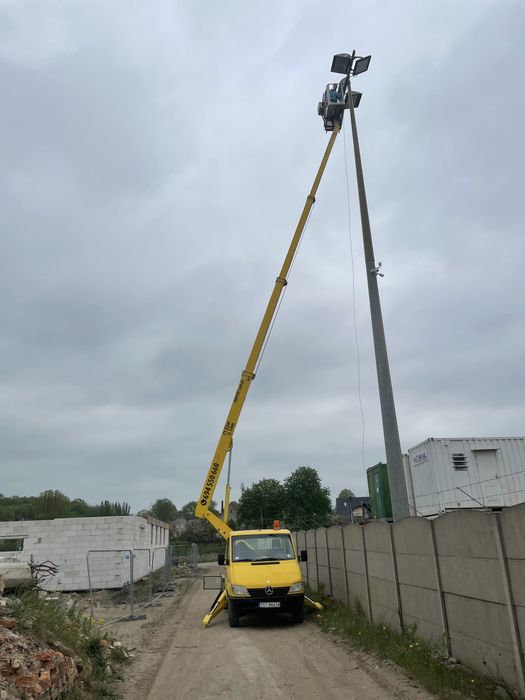 Podnośnik koszowy WYNAJEM zwyżka 22 m  usługi wysokościowe