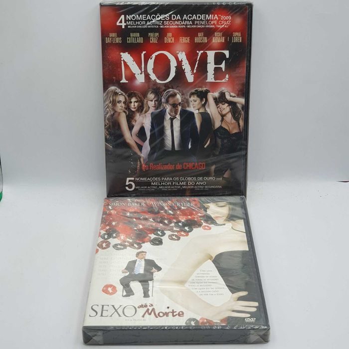 Lote 2/3 - Pack de 18 Filmes Novos e Selados em DVD - Ref.VI