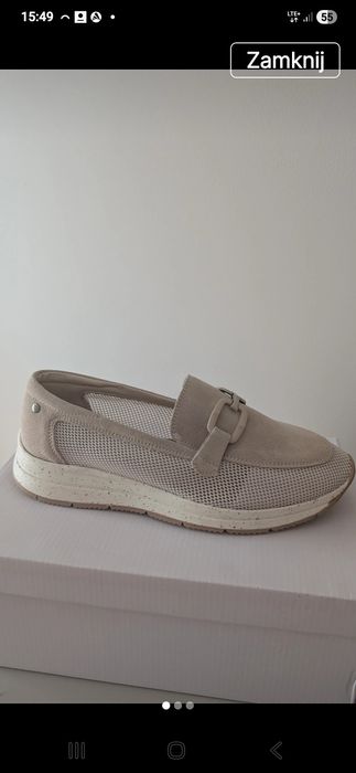 Mokasyny  skórzane 40