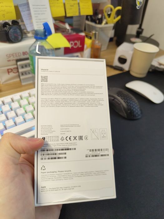 iPhone Air, 512  Black, 0 cykli