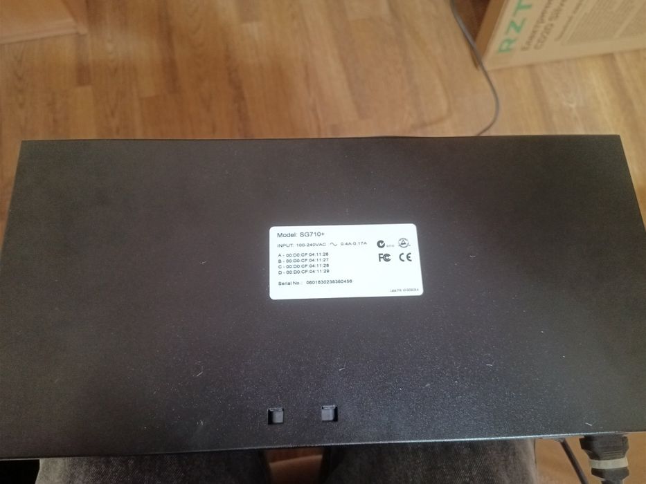 CyberGuard SG 710+ — мережевий шлюз / Firewall / VPN

Про
