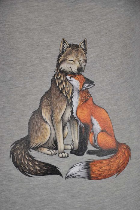 BELLA + CANVAS Fox Liski Nowa Koszulka Damska S Oryginalna Bawełna