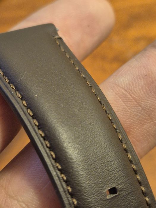 Bracelete Fossil em pele 22mm